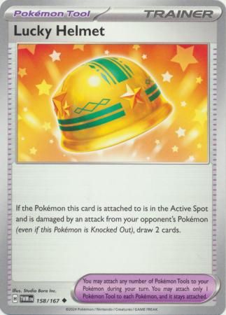 Lucky Helmet - 158/167 - Uncommon Scarlet and Violet: Twilight Masquerade Singles