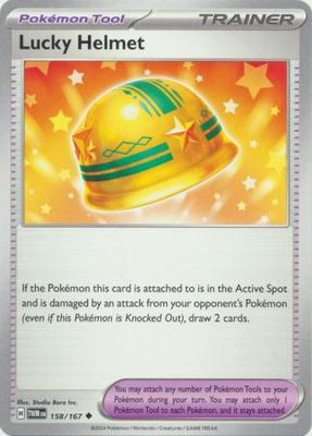 Lucky Helmet - 158/167 - Uncommon Scarlet and Violet: Twilight Masquerade Singles