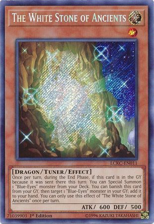 The White Stone of Ancients - LCKC-EN011 - Secret Rare 1st Edition
Legendary Collection Kaiba 1st Edition Singles