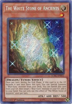 The White Stone of Ancients - LCKC-EN011 - Secret Rare 1st Edition
Legendary Collection Kaiba 1st Edition Singles