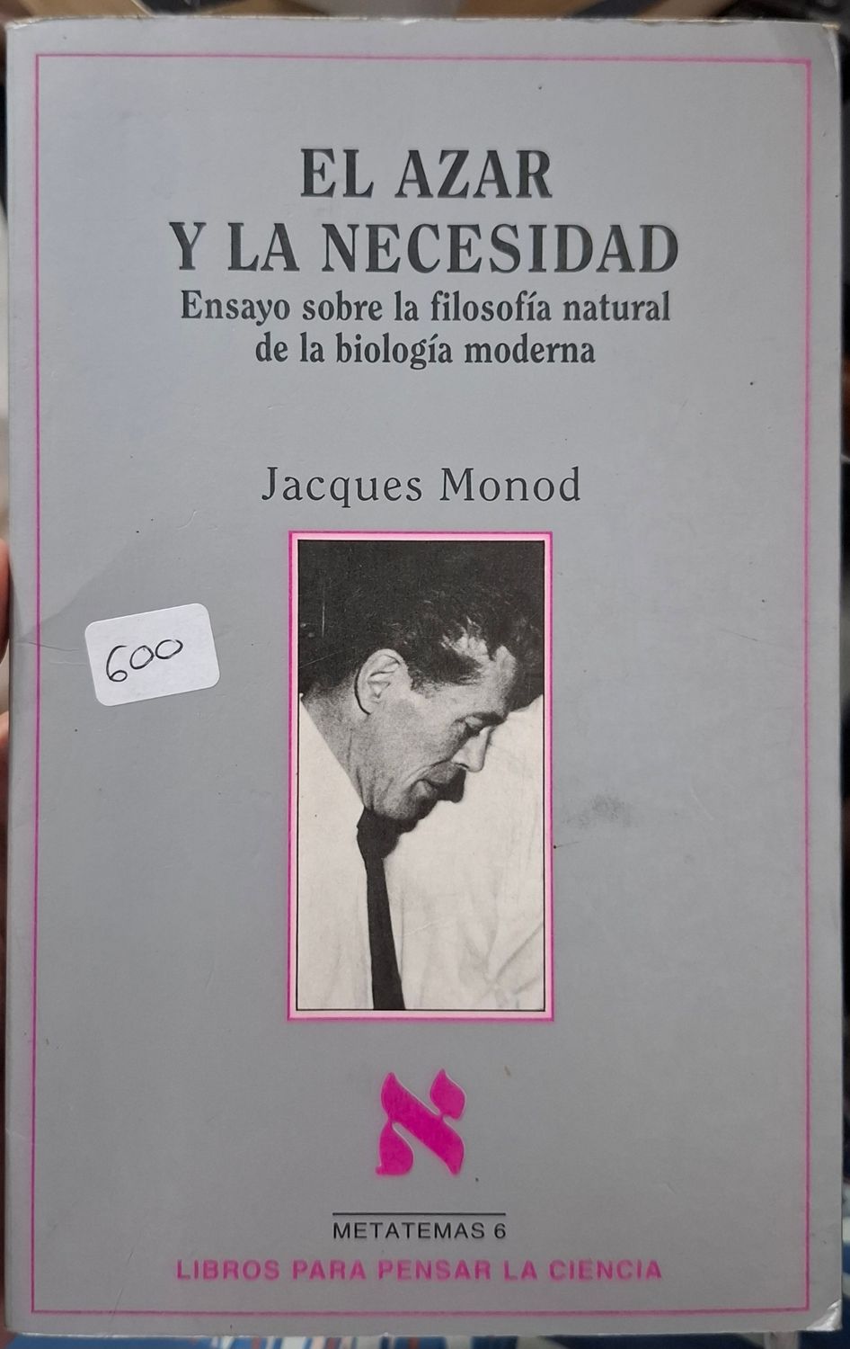 SH El Azar y la Necesidad Libro Espanol Jacques Monod