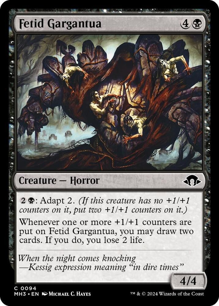 Fetid Gargantua - Modern Horizons 3 (MH3)
Modern Horizons 3-Foil