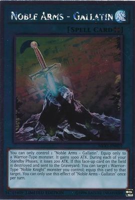 Noble Arms - Gallatin - NKRT-EN019 - Platinum Rare 1st Edition
Noble Knights of the Round Table Singles *Espanol*