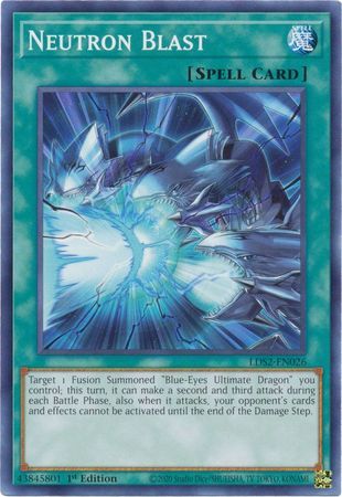 Neutron Blast - LDS2-EN026 - Common 1st Edition
Legendary Duelists: Season 2 [LDS2] 1st Edition Singles
