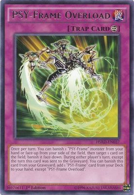 PSY-Frame Overload - HSRD-EN037 - Rare 1st Edition High-Speed Riders 1st Edition Singles