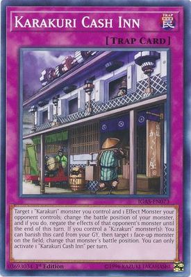 Karakuri Cash Inn - IGAS-EN073 - Common 1st Edition Ignition Assault 1st Edition Singles