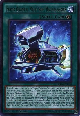 Super Quantal Mech Ship Magnacarrier - WIRA-EN038 - Rare 1st Edition
Wing Raiders 1st Edition Singles *Espanol*
