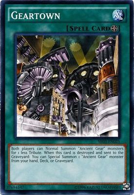 Geartown - SR03-EN025 - Common Unlimited Structure Deck: Machine Reactor Unlimited Singles