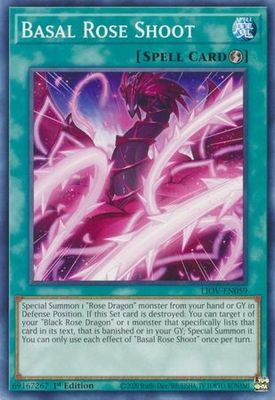 Basal Rose Shoot - LIOV-EN059 - Common 1st Edition Lightning Overdrive: LIOV 1st Edition Singles