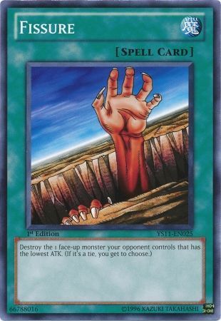 Fissure - YS11-EN025 - Common 1st Edition Starter Deck: Dawn of the Xyz 1st Edition Singles