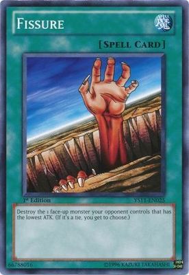 Fissure - YS11-EN025 - Common 1st Edition Starter Deck: Dawn of the Xyz 1st Edition Singles