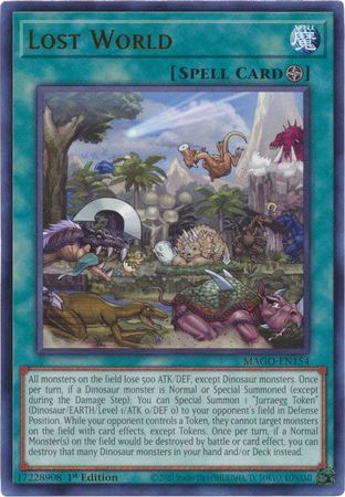 Lost World - MAGO-EN154 - Rare 1st Edition Maximum Gold 1st Edition Singles