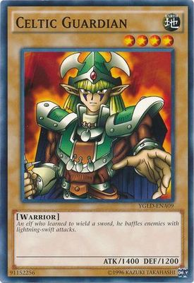 Celtic Guardian - YGLD-ENA09 - Common Unlimited Yugi&#39;s Exodia Deck Unlimited (YGLD-ENA)