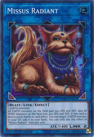 Missus Radiant - COTD-EN052 - Super Rare 1st Edition Code of the Duelist 1st Edition Singles *Espanol*