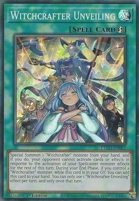 Witchcrafter Unveiling - ETCO-EN067 - Super Rare 1st Edition Eternity Code 1st Edition Singles