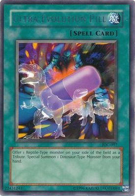 Ultra Evolution Pill - IOC-097 - Rare Unlimited
Invasion of Chaos [IOC] Unlimited Singles