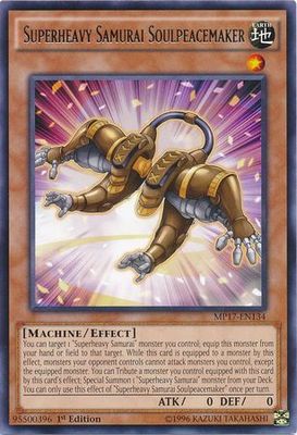 Superheavy Samurai Soulpeacemaker - MP17-EN134 - Rare 1st Edition 2017 Mega-Tins 1st Edition Singles