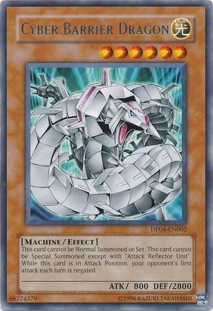 Cyber Barrier Dragon - DP04-EN002 - Rare Unlimited Duelist Pack: Zane Truesdale [DP04] Unlimited Singles