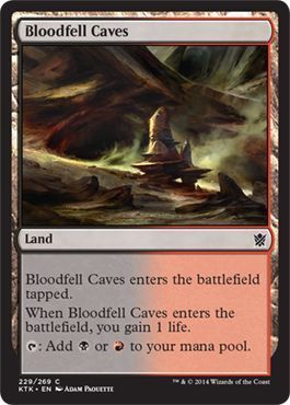 Bloodfell Caves 229/269 - Khans of Tarkir Singles