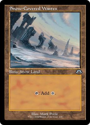 Snow-Covered Wastes (Retro Frame) - Modern Horizons 3 (MH3)
Modern Horizons 3