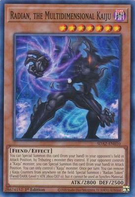 Radian, the Multidimensional Kaiju - SDAZ-EN010 - Common 1st Edition Structure Deck: Albaz Strike 1st Edition Singles