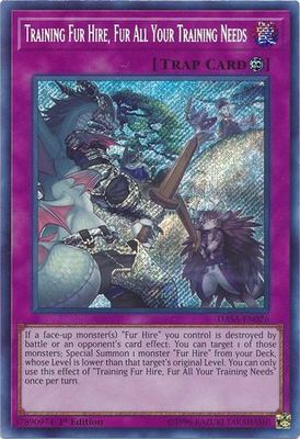 Training Fur Hire, Fur All Your Training Needs - DASA-EN026 - Secret Rare 1st Edition
Dark Saviors 1st Edition Singles