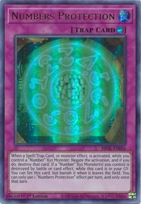 SH Numbers Protection - BROL-EN056 - Ultra Rare 1st Edition Brothers of Legend 1st Edition Singles