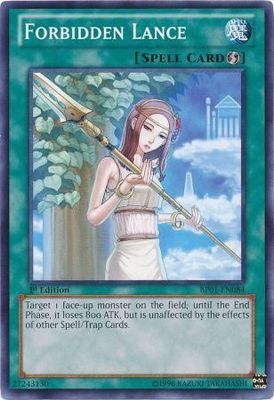 Forbidden Lance - BP01-EN084 - Common 1st Edition
Battle Pack: Epic Dawn 1st Edition Singles