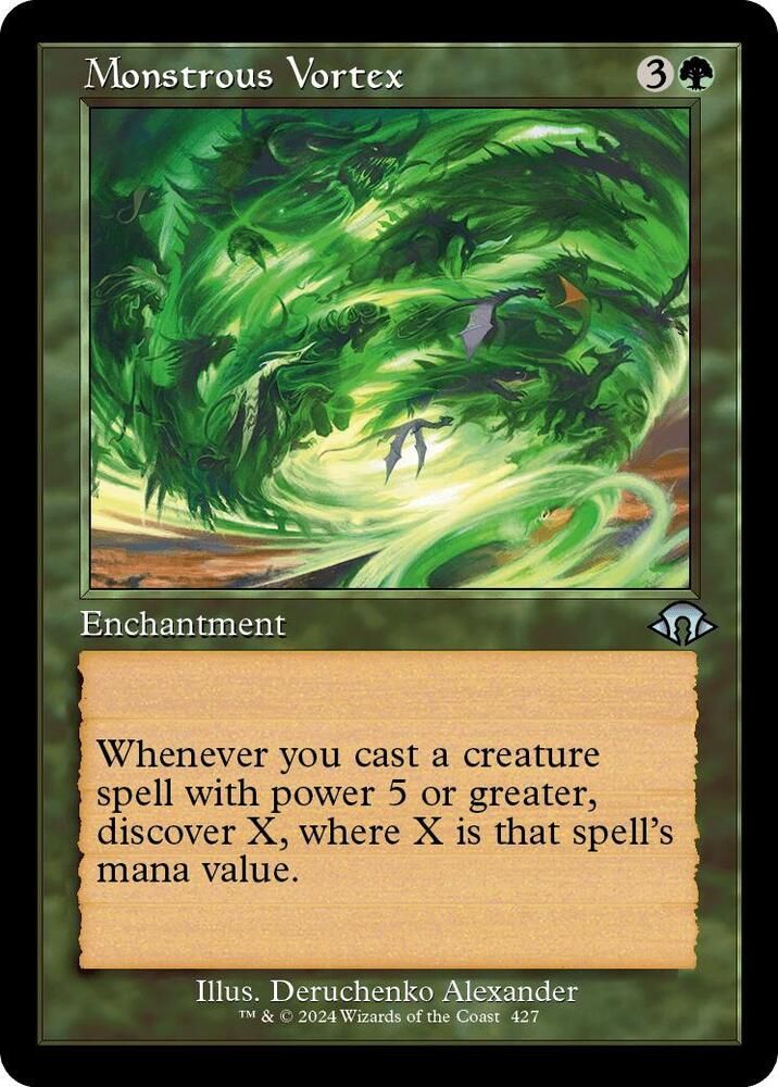 Monstrous Vortex (Retro Frame) - Modern Horizons 3 (MH3)
Modern Horizons 3-Foil