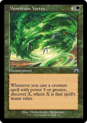 Monstrous Vortex (Retro Frame) - Modern Horizons 3 (MH3)
Modern Horizons 3-Foil