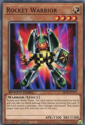 Rocket Warrior - SBCB-EN172 - Common 1st Edition Speed Duel Battle City Box 1st Edition Singles