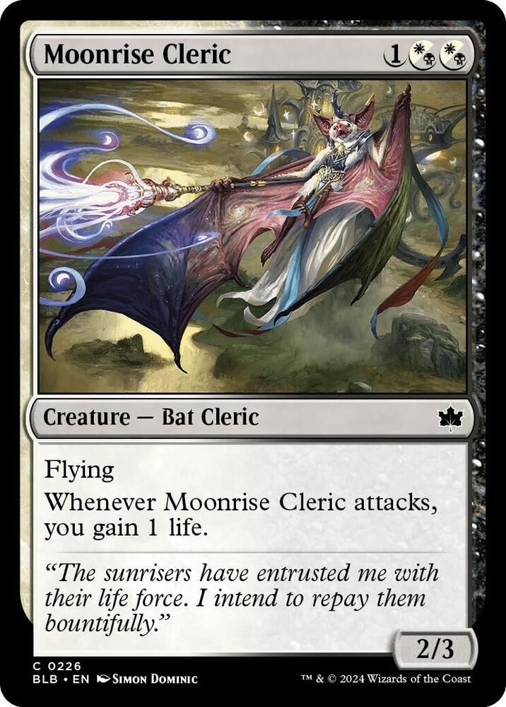 Moonrise Cleric - Bloomburrow (BLB) Bloomburrow