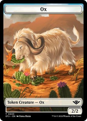 Ox Token - Outlaws of Thunder Junction (OTJ)
Outlaws of Thunder Junction