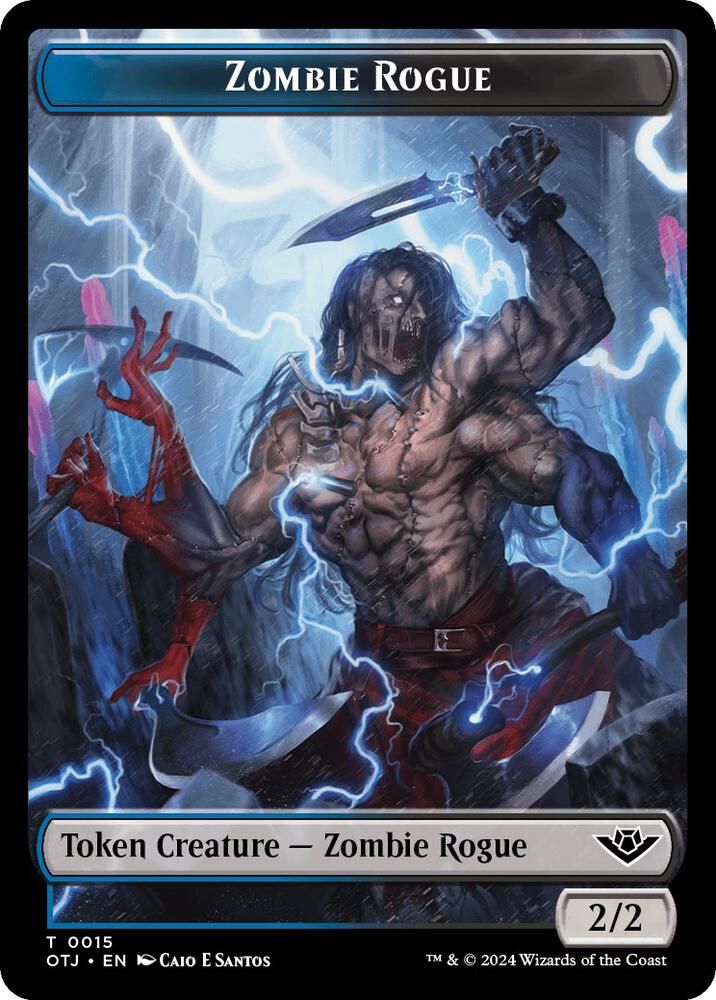 Zombie Rogue Token - Outlaws of Thunder Junction (OTJ)
Outlaws of Thunder Junction