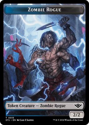Zombie Rogue Token - Outlaws of Thunder Junction (OTJ)
Outlaws of Thunder Junction
