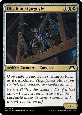 Obstinate Gargoyle - Modern Horizons 3 (MH3) Modern Horizons 3-Foil