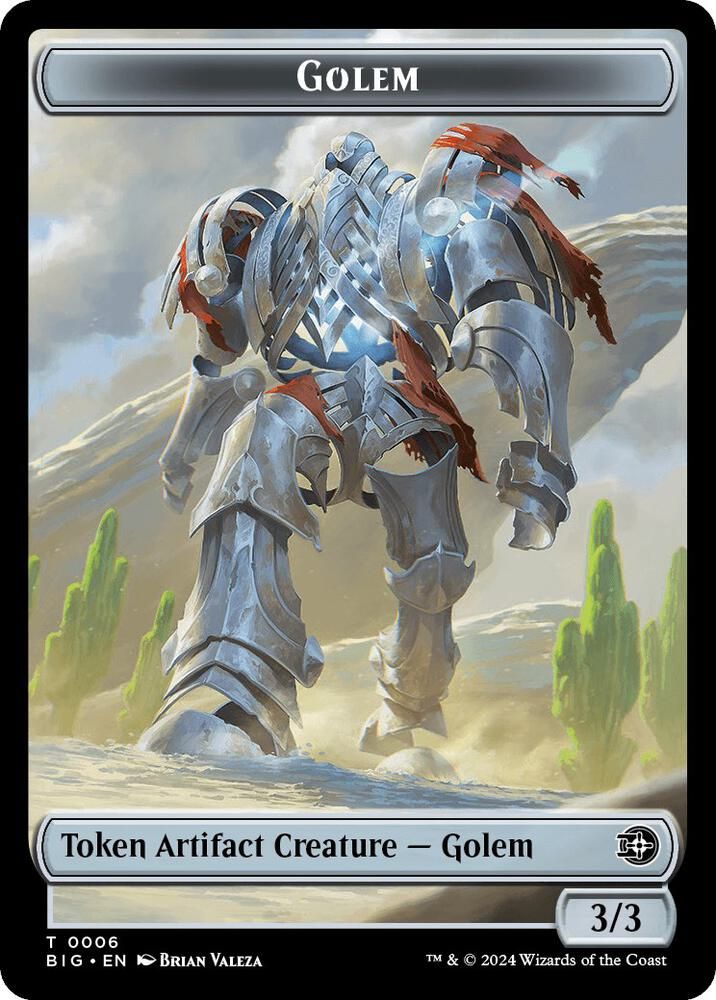 Golem Token - Outlaws of Thunder Junction: The Big Score (BIG)
Outlaws of Thunder Junction: The Big Score