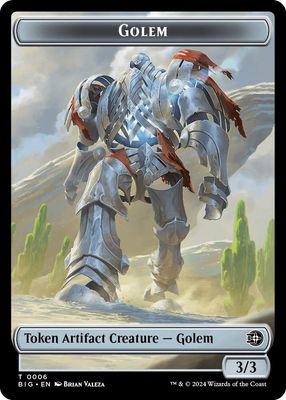Golem Token - Outlaws of Thunder Junction: The Big Score (BIG)
Outlaws of Thunder Junction: The Big Score