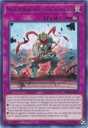 Ancient Warriors Saga - Defense of Changban - IGAS-EN070 - Rare Unlimited Ignition Assault Unlimited Singles