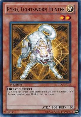 Ryko, Lightsworn Hunter - SDDC-EN023 - Common 1st Edition Structure Deck: Dragons Collide 1st Edition Singles