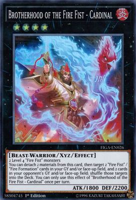Brotherhood of the Fire Fist - Cardinal - FIGA-EN026 - Super Rare 1st Edition
Fists of the Gadgets Singles