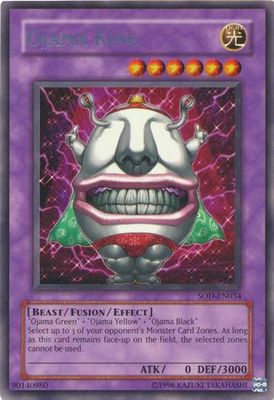 Ojama King - SOD-EN034 - Rare Unlimited Soul of the Duelist [SOD] Unlimited Singles