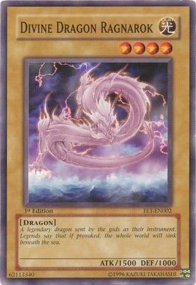 Divine Dragon Ragnarok - FET-EN002 - Common 1st Edition
Flaming Eternity [FET] 1st Edition Singles