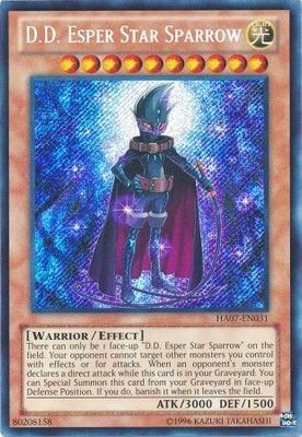 D.D. Esper Star Sparrow - HA07-EN031 - Secret Rare Unlimited Hidden Arsenal 7: Knight of Stars Unlimited Singles