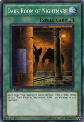 Dark Room of Nightmare - SDMA-EN024 - Common 1st Edition
Structure Deck: Marik 1st Edition Singles