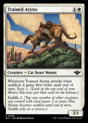 Trained Arynx - Outlaws of Thunder Junction (OTJ)
Outlaws of Thunder Junction-Foil