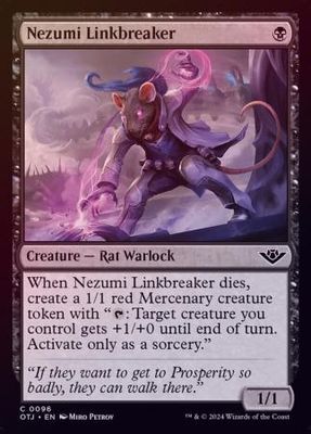 Nezumi Linkbreaker 0096 - Foil
Outlaws of Thunder Junction Foil Singles