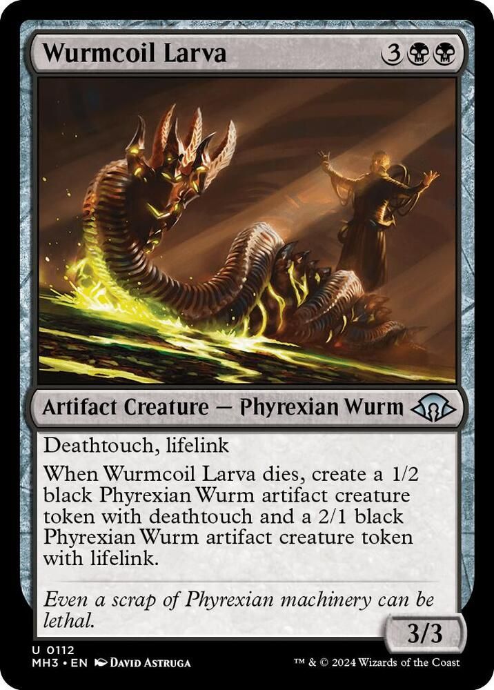 Wurmcoil Larva - Modern Horizons 3 (MH3) Modern Horizons 3-Foil