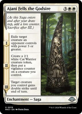 Ajani Fells the Godsire - Modern Horizons 3 (MH3) Modern Horizons 3