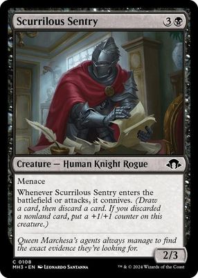 Scurrilous Sentry - Modern Horizons 3 (MH3) Modern Horizons 3